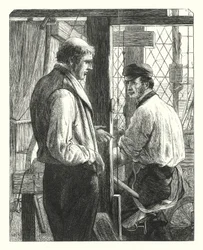 De två vävarna (gravyr)