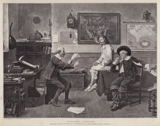 Ovilliga lyssnare (litho)