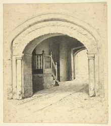 Archway som leder till Grammar School, Bristol