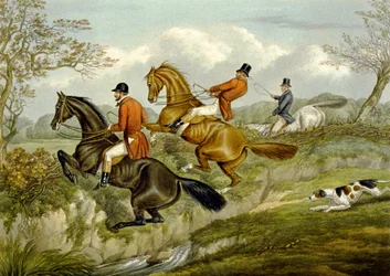 Scrambling Over a Hedge, tallrik från 