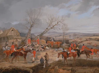 Jaktscen: The Kill, ca. 1840.