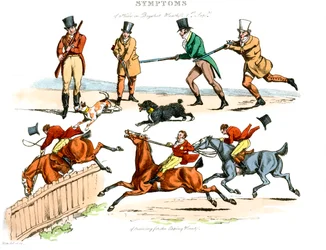 Symtom på att vara road, 1822.