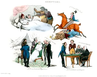 Symtom på att vara road, 1822.
