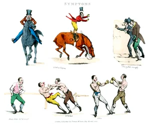 Symtom på att vara road, 1822.