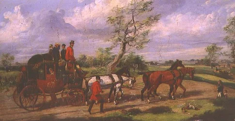The Dover Mail (olja på panel)