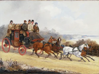 Bussen från Dover till London: På sommaren
