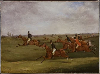 The Grand Leicestershire Steeplechase, 12 mars 1829: Going the Pace