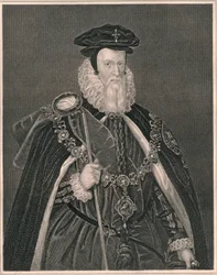 William Cecil, Lord Burghley., början av mitten av 1800-talet.
