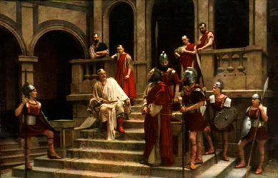 Jesus före Pilatus, 1922.