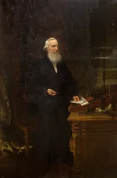 Porträtt av Sir Josiah Mason, 1873.