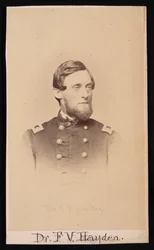 Porträtt av Ferdinand Vandeveer Hayden 1829-1887, cirka 1860-talet.