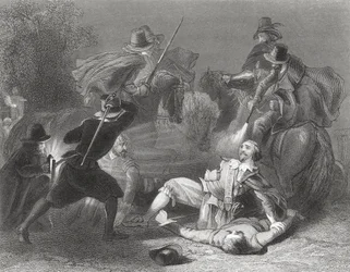 Mordet på Lord Kilwarden av Robert Emmets rebeller i Dublin, Irland, 1803, från 