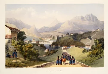 Alza, Renteria och Lezo, ur ”Skisser av landskap i Spaniens baskiska provinser, med ett urval av nationell musik”, utgiven 1838