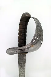 Artilleriofficers svärd tillhörande kapten Tyrwhitt Pulman, Bengal Artillery, 1859