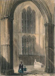 Worcester Cathedral: North Transept of Choir, 1836