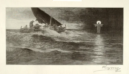 Kristus vandrar på havet