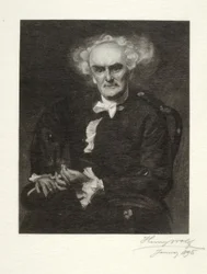 Joseph Jefferson som "Dr Pangloss"