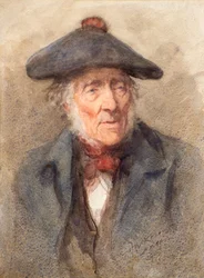 A Bonnet Laird, ca 1905 (akvarell)