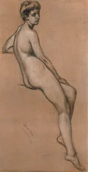 Study of Line av Herbert Draper, c1903