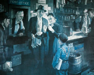 Glasögonleverantören i slutet av 1800-talet, reklam för American Optical Company