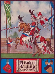A Knight Tilting , c1926