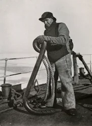 A.B. Cheetham, båtsmannen på Terra Nova, c19101913, 1913