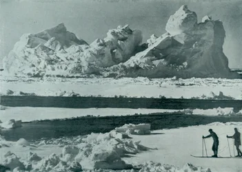 A Berg Breaking Up in the Pack, c19101913, 1913