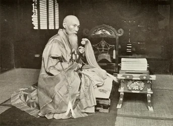 En buddhistisk abbot, 1910.