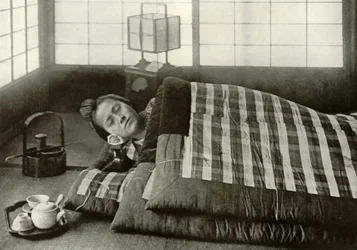Sängtid i Japan, 1910.