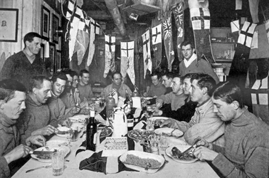 Kapten Scotts sista födelsedagsmiddag, 6 juni 1911, ur «Scott