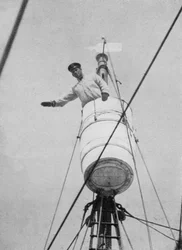 Löjtnant Evans i Crows Nest, c19101913, 1913