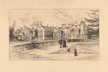 Charlecote från terrassen