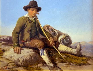 Berger de la Brigue, ca 1850 (olja på duk)