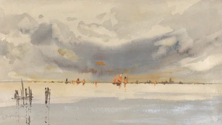 Kväll på lagunen, Venedig