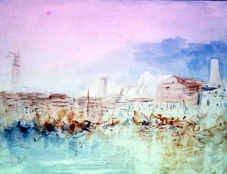 Venedig från lagunen (efter Turner)