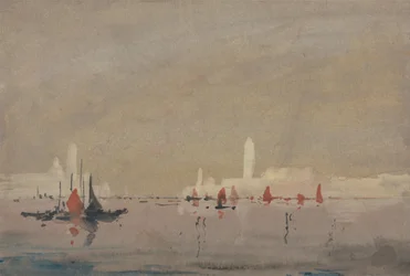 Venedig från lagunen