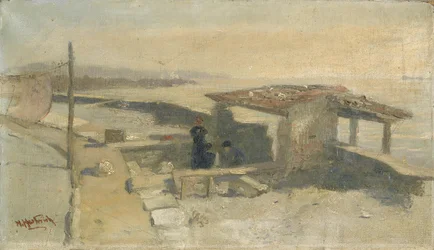 Skiss för Lombardy Bleachery, 1892.