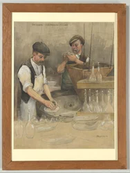 Glasfabriken i Leerdam: ytslipning