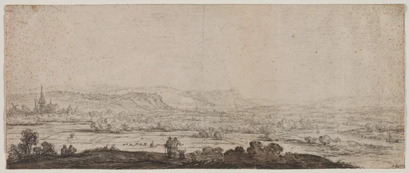 Landskap med byn Schenkenschanz, Gelderland
