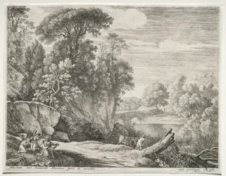 Åsnan ledde till floden, ca. 1652-1654.