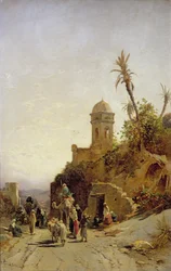 Den avgående karavanen, Bethanin, ca 1880