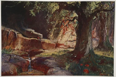 Fafner i sin grotta, 1906