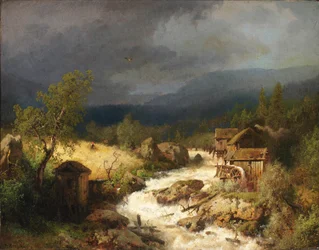 Kvarn på en torrent