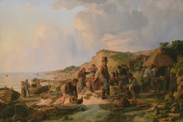 Fiskarens hemkomst i Probsteier, 1837