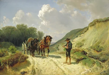 Två typer av selar, c.1855