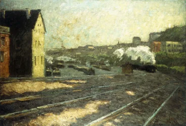 Går in på stationen