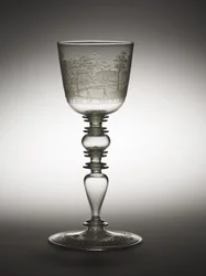 Bägare, ca 1680 (glas)