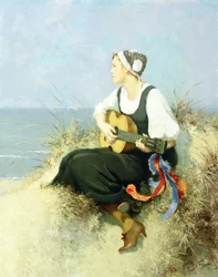 On the Beach (olja på duk)