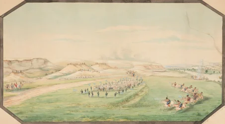 Attack på general Marcys tåg, 1867.