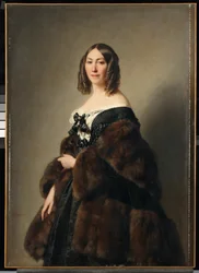 Porträtt av Cécile Charlotte Furtado-Heine (olja på duk)